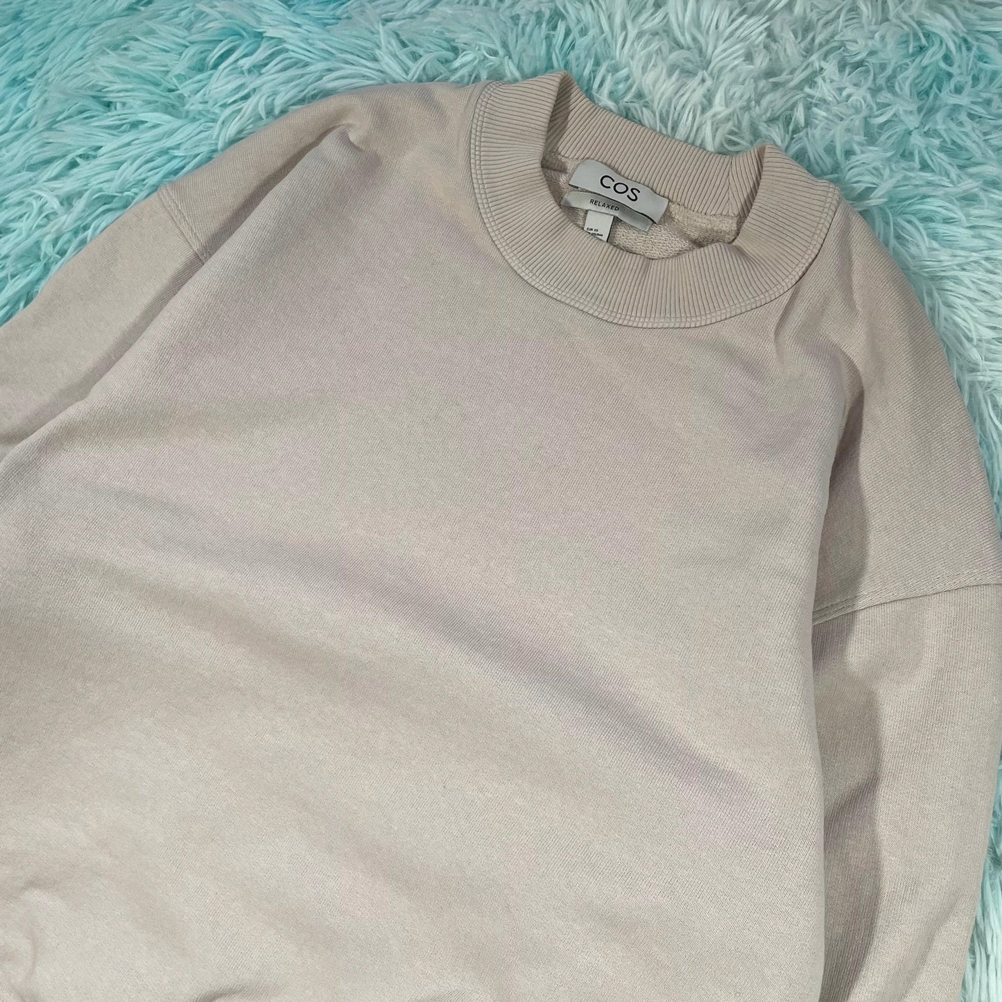 Cream Cos Baggy Sweatshirt - XS