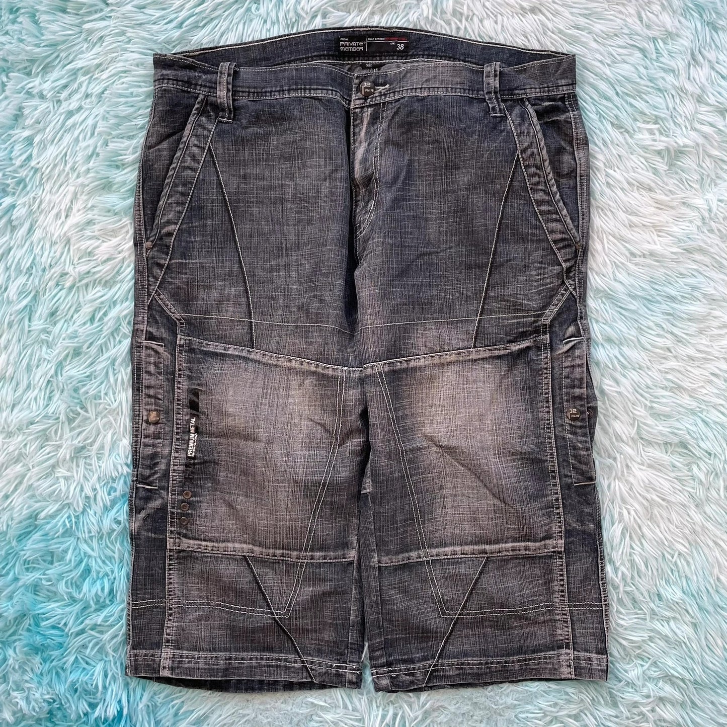 Vintage 00s Jean Shorts Denim Jorts - 38W