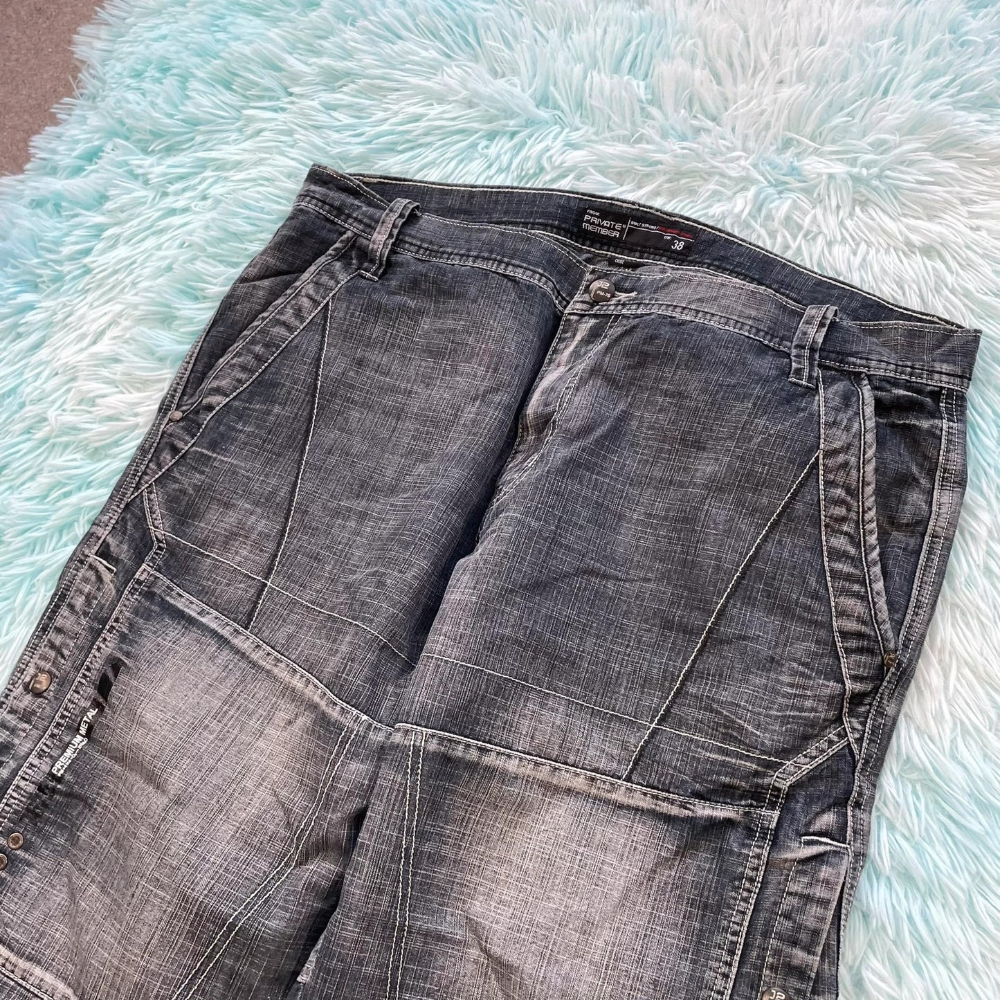 Vintage 00s Jean Shorts Denim Jorts - 38W