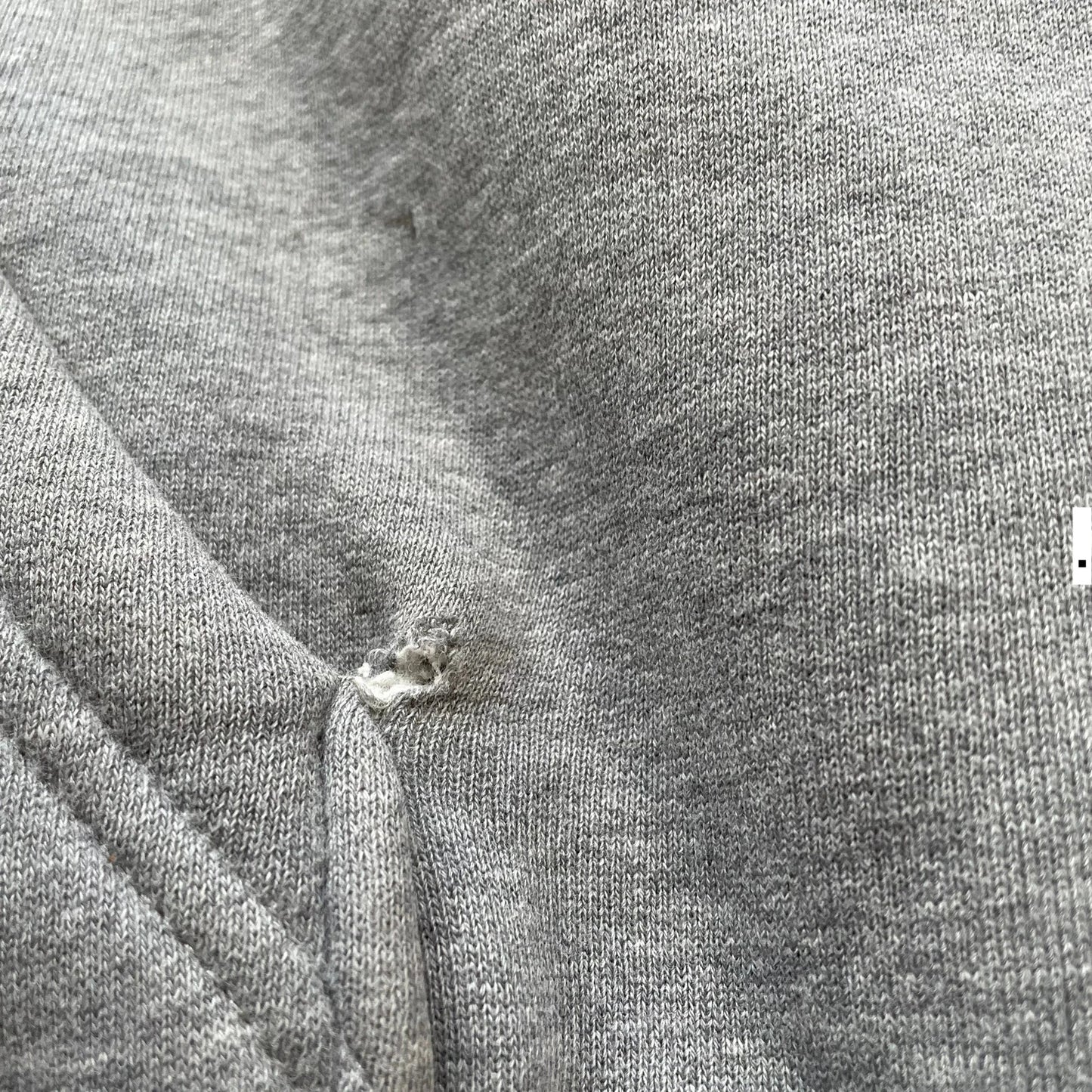 Grey Armani Exchange Fleeced Hoodie Full Zip - Large