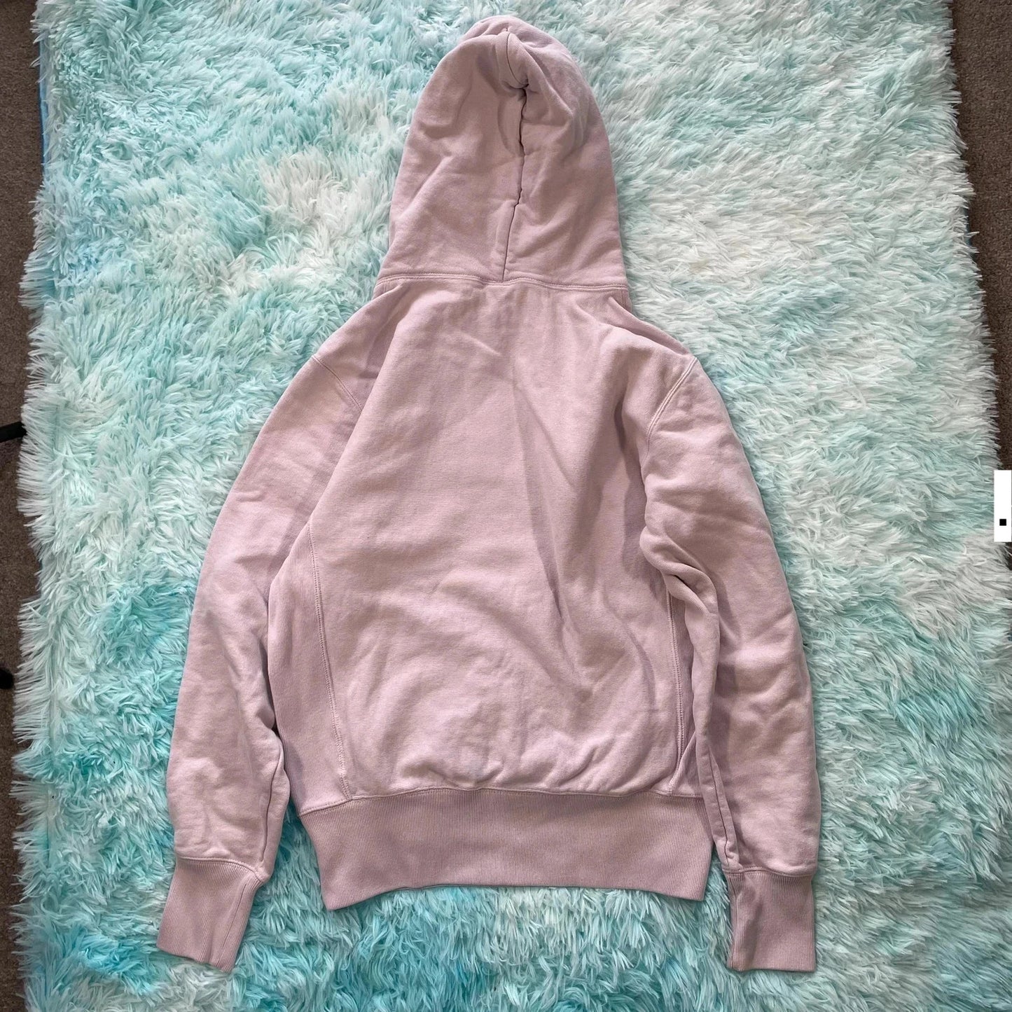Light Pink Champion Hoodie Reverse Weave - Large