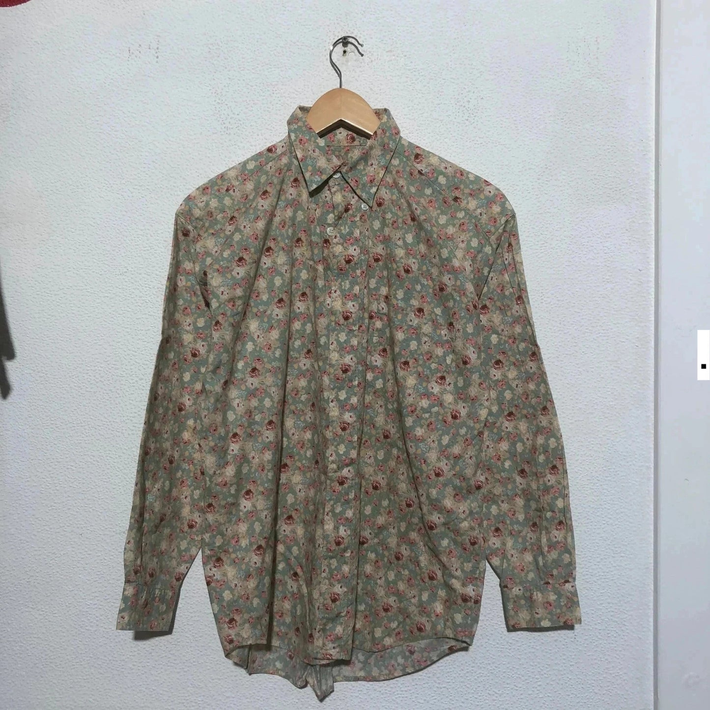 Vintage 90s Floral Patterned Nafnaf Shirt - Small