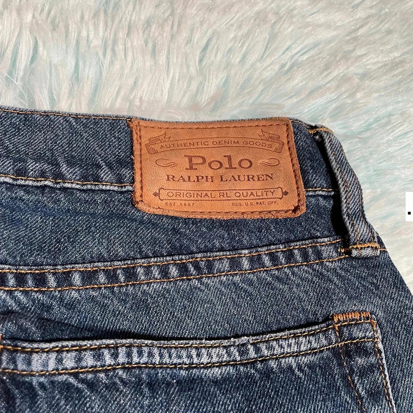Blue Polo Ralph Lauren Jeans Slim Fit - 33W 32L