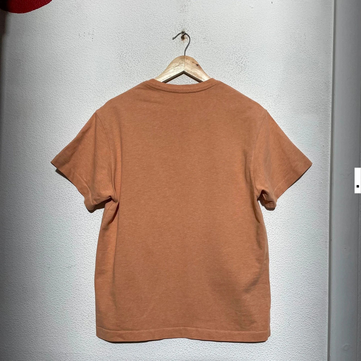 Peach Orange Nike T Shirt Plain - Medium