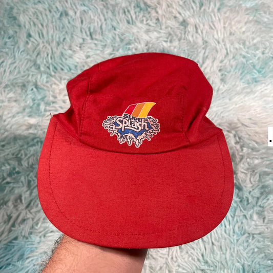 Vintage 70s Red Waterpark Cap
