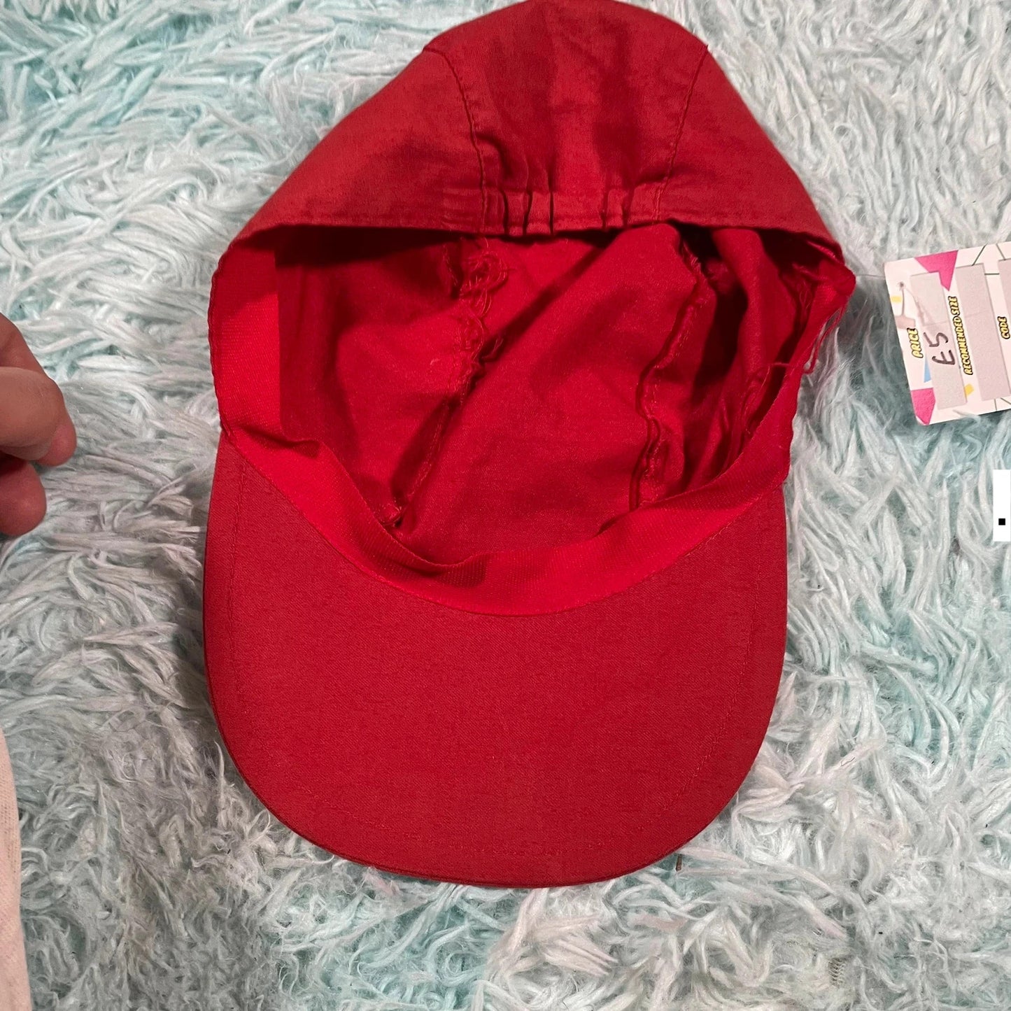 Vintage 70s Red Waterpark Cap