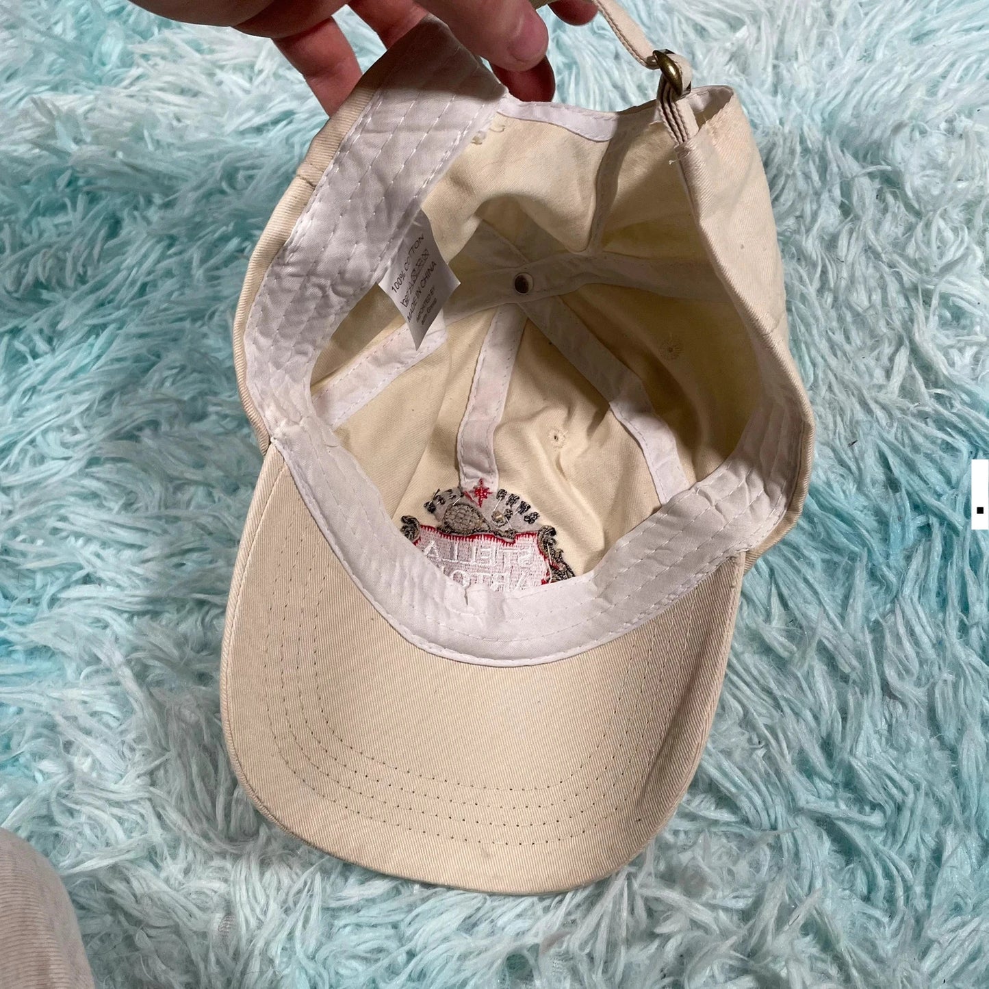 Cream Stella Artois Cap