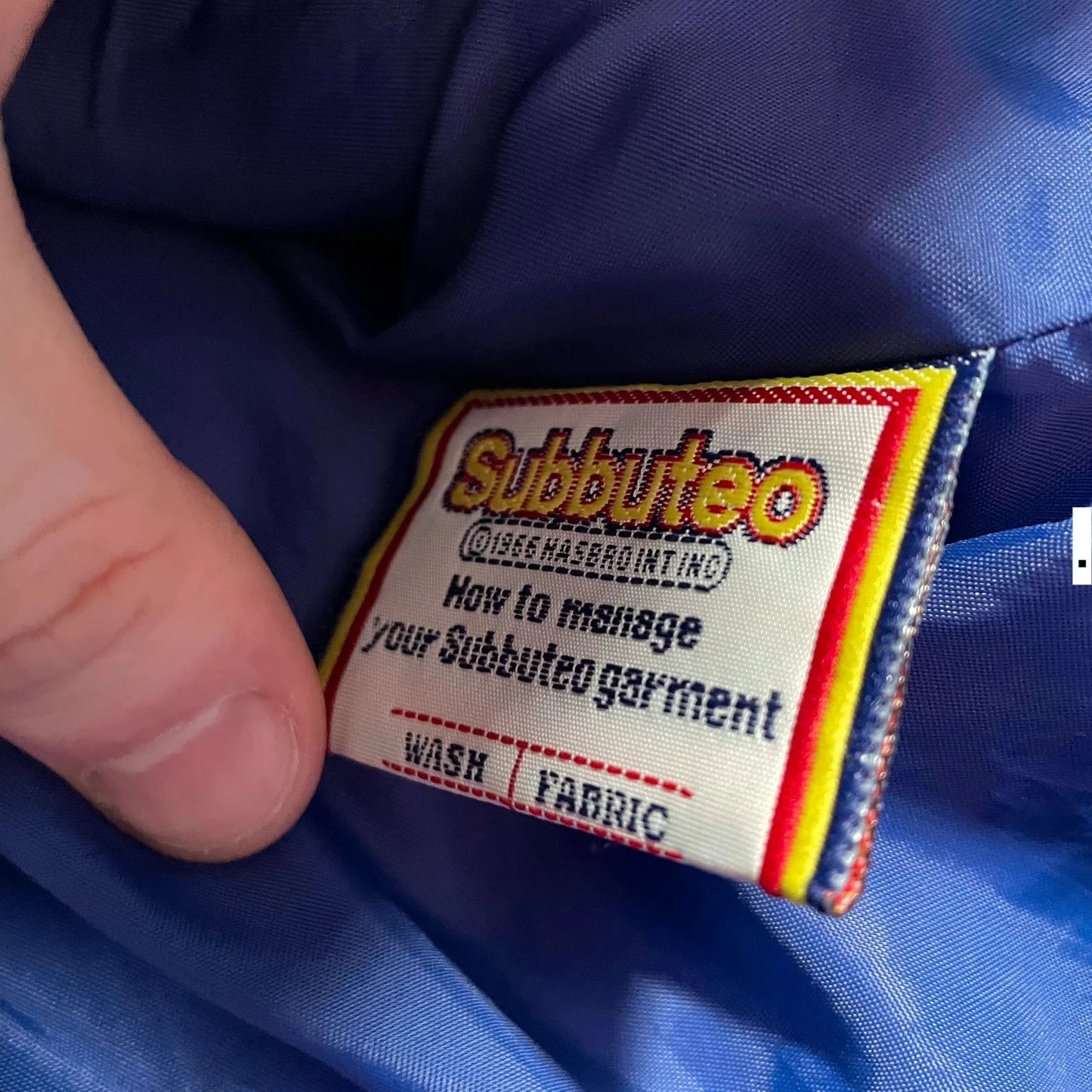 Vintage 90s Subbuteo Managers Puffer Coat - Large