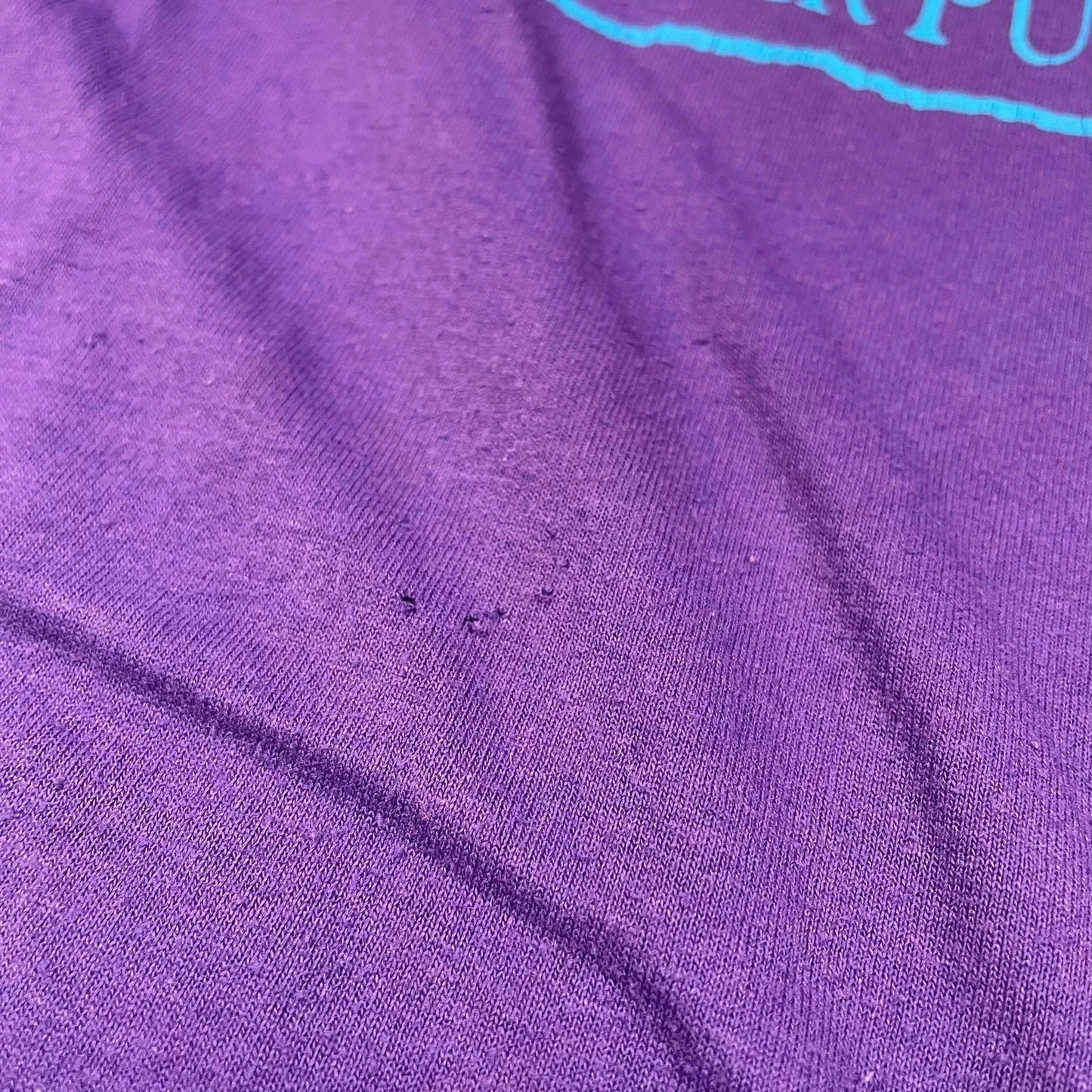 Vintage 90s Purple Woman Graphic T shirt - Largw