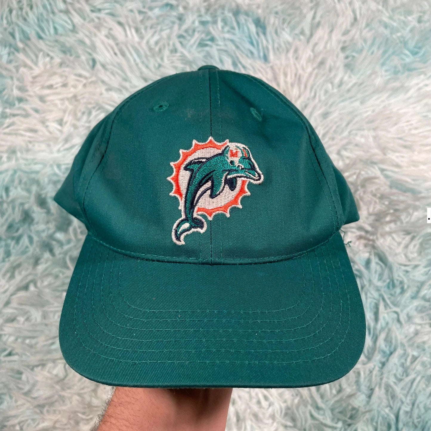 Vintage Turquoise Miami Dolphins Cap