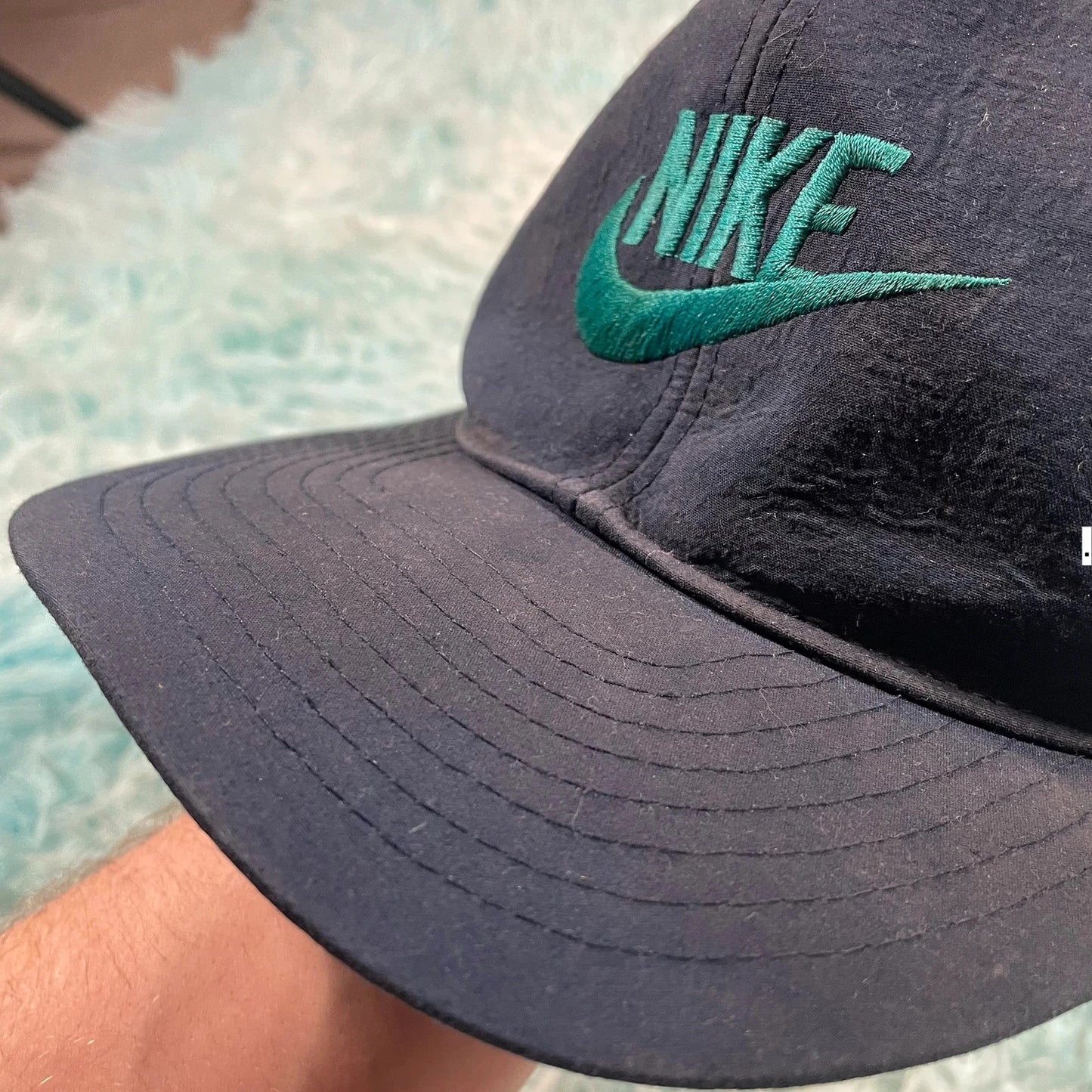 Vintage 80s Navy Nike Cap