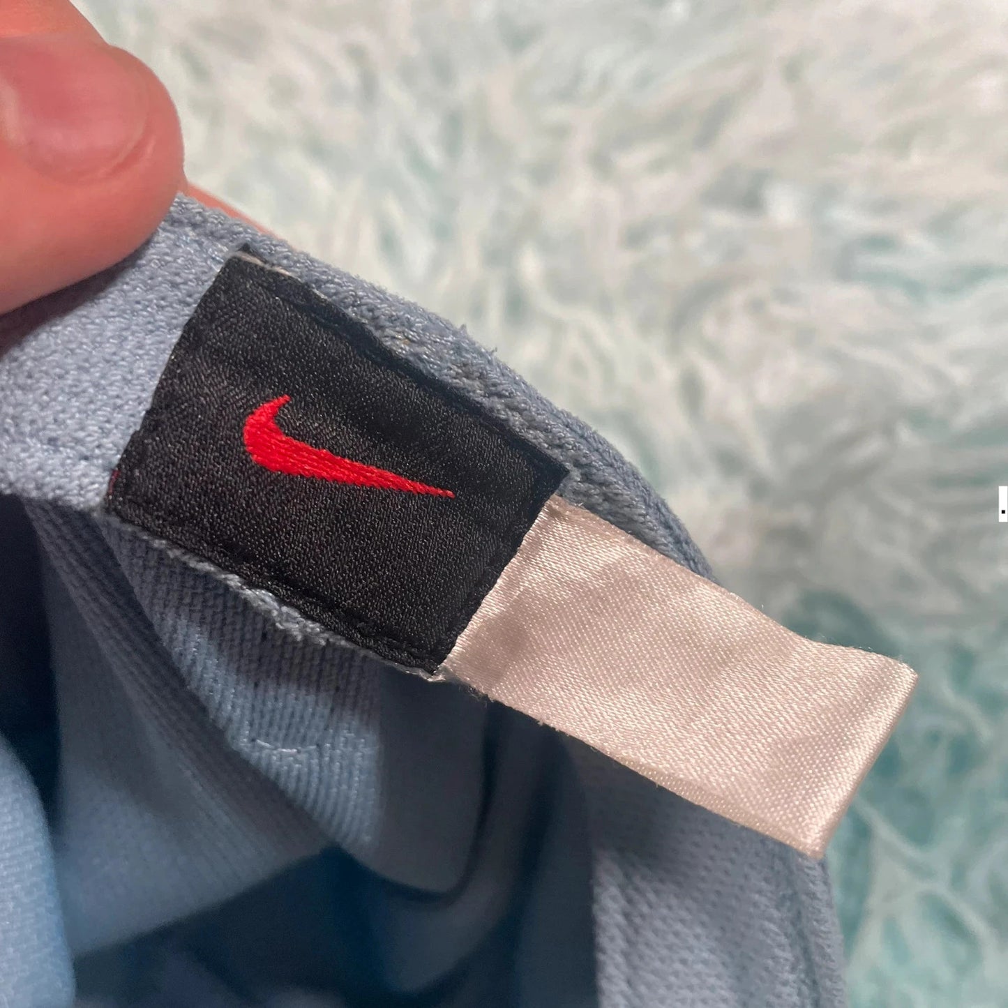 Vintage 90s Baby Blue Nike Cap - Small