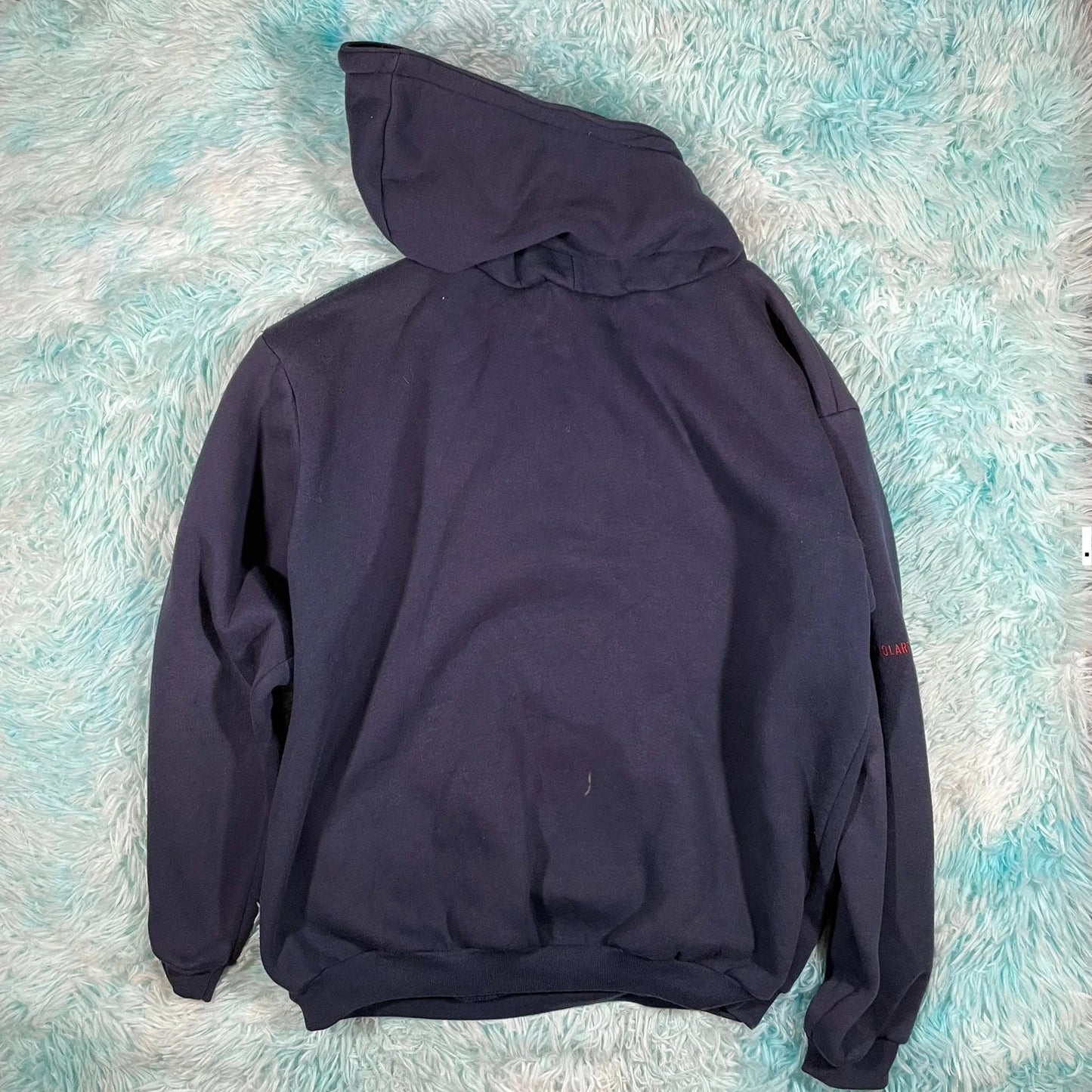 Vintage 90s Double Layered Hoodie Polartec - Large