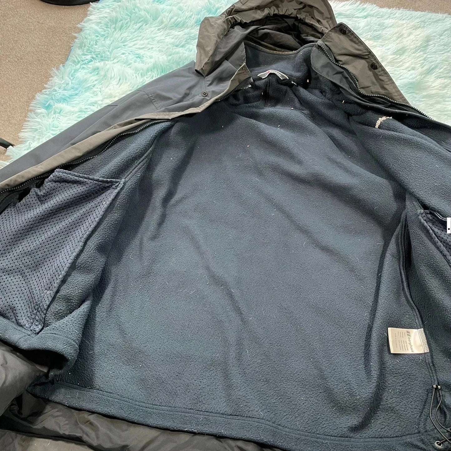 Navy Berghaus 3-in-1 Gore-tex Coat Jacket - XXL