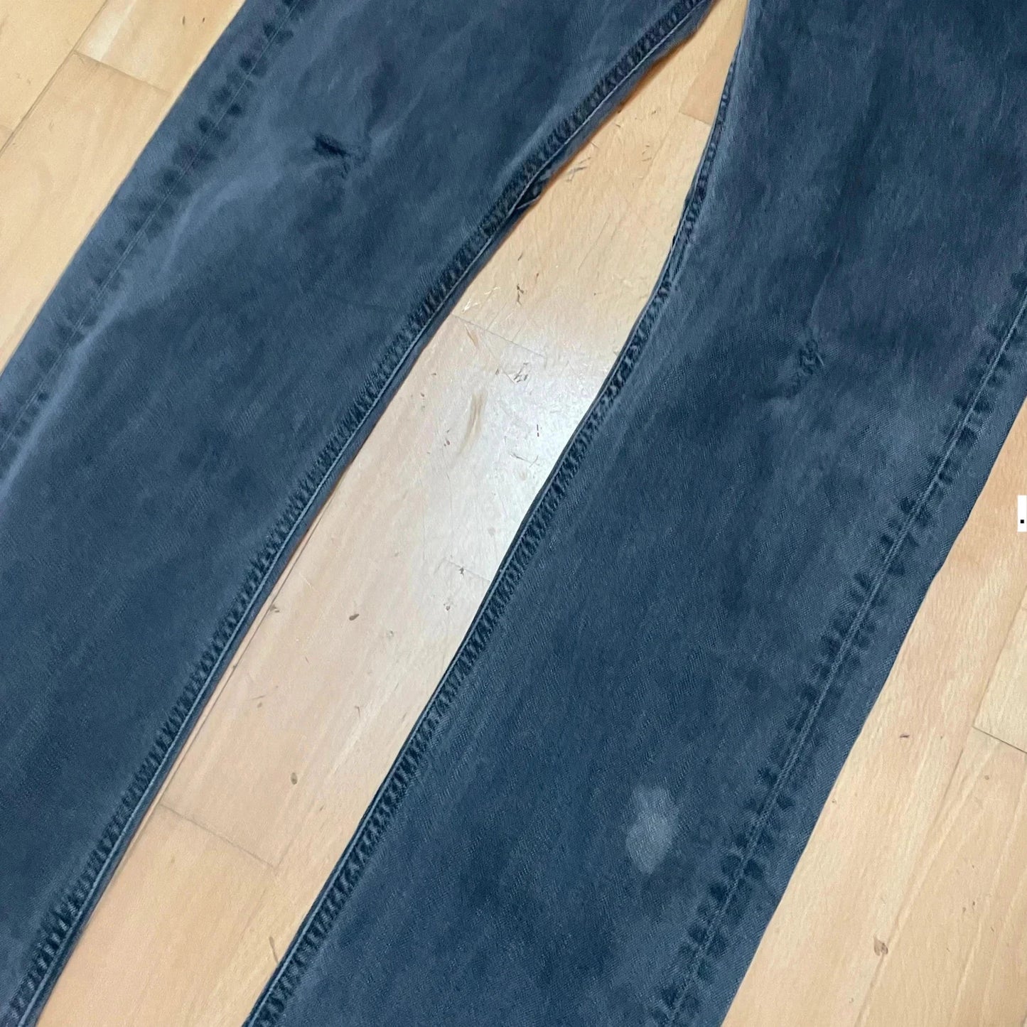 Navy Diesel Wide Leg Jeans - 34W