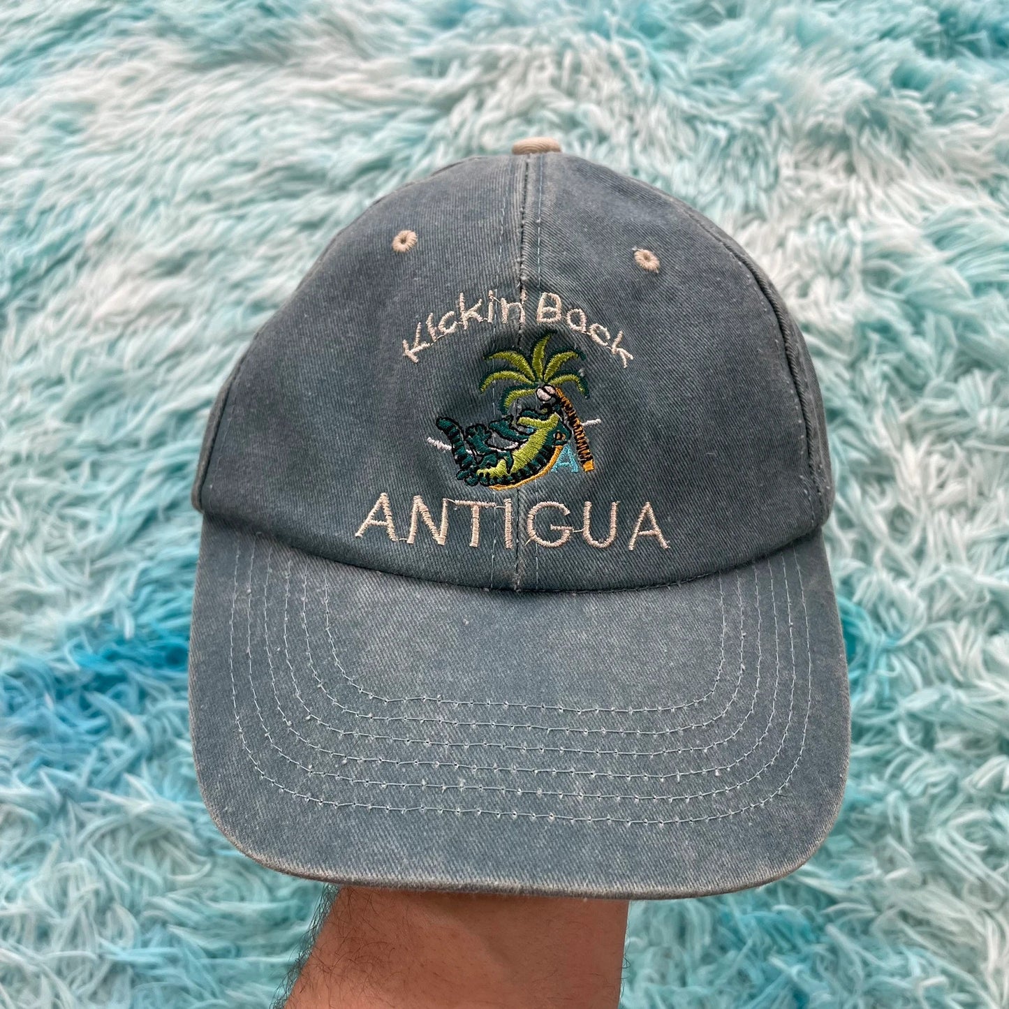 Vintage Blue Antigua Baseball Cap