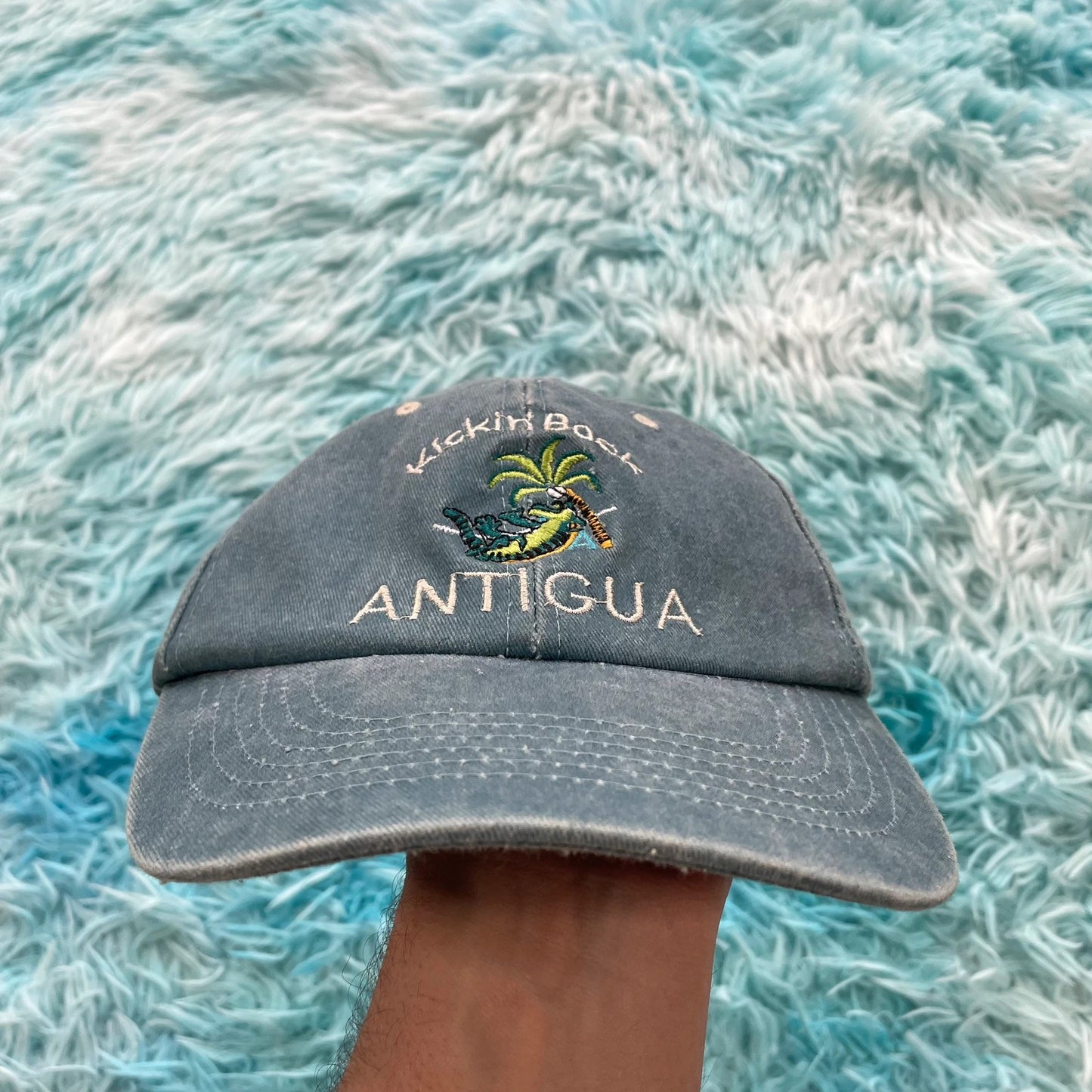 Vintage Blue Antigua Baseball Cap