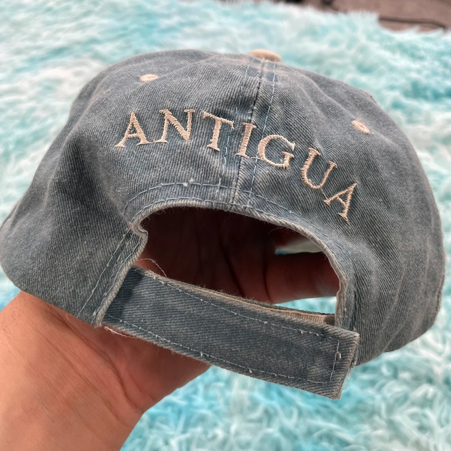 Vintage Blue Antigua Baseball Cap