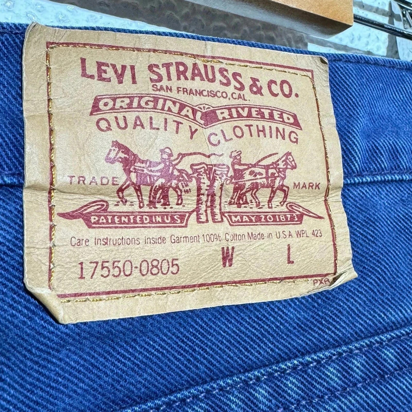 Vintage 90s Navy Levi’s Trousers - Size 10