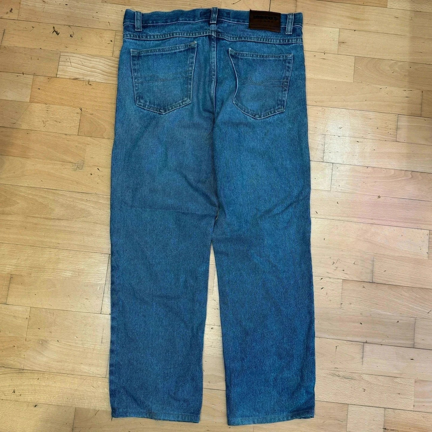 Vintage Brecos Jeans Wide Straight Leg - 34W 30L