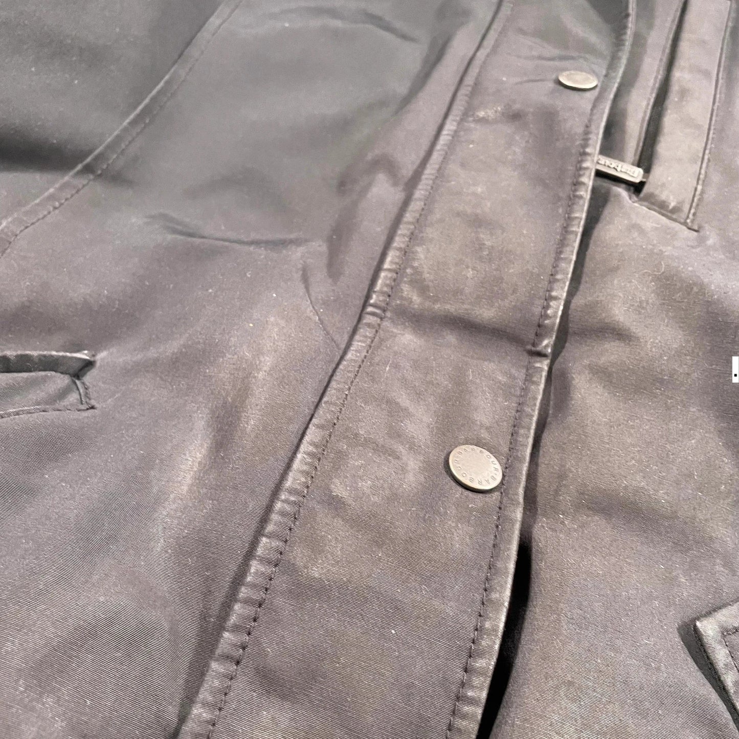 Black Barbour Raincoat - UK18