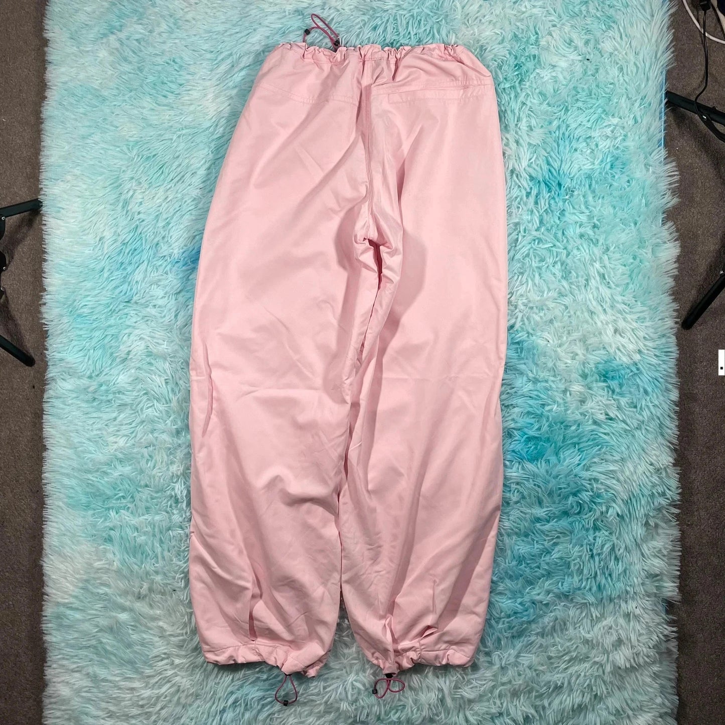 Pink iets frans Baggy Parachute Pants Urban Outfitters - Small