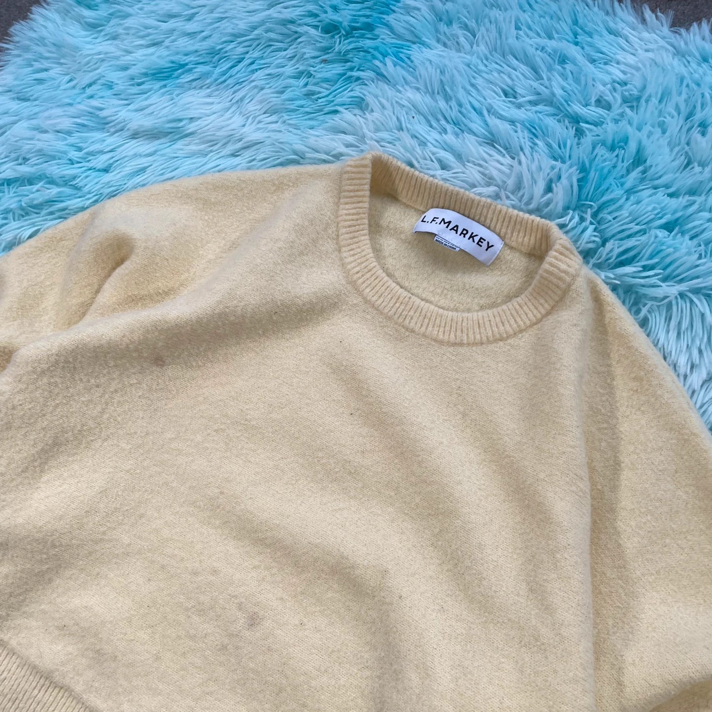 Yellow L.F. Markey Knitted Jumper - Size 10