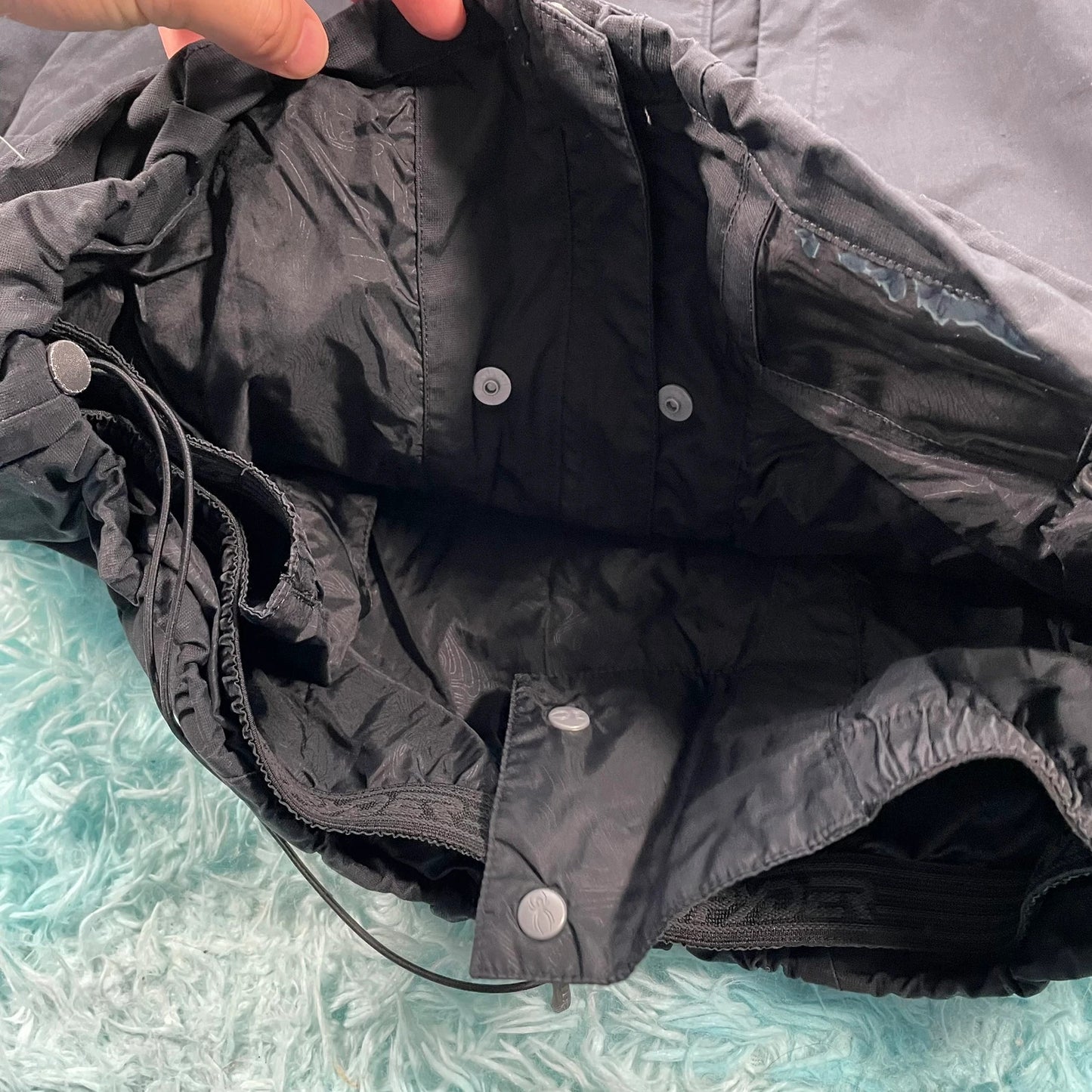 Black Spyder Ski Coat Jacket - Medium