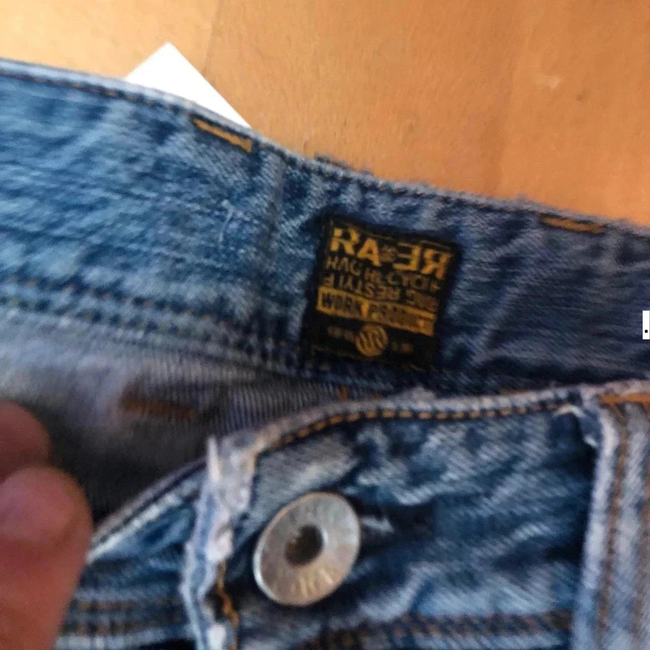 Vintage 90s Embroidered Jeans - 38W 32L