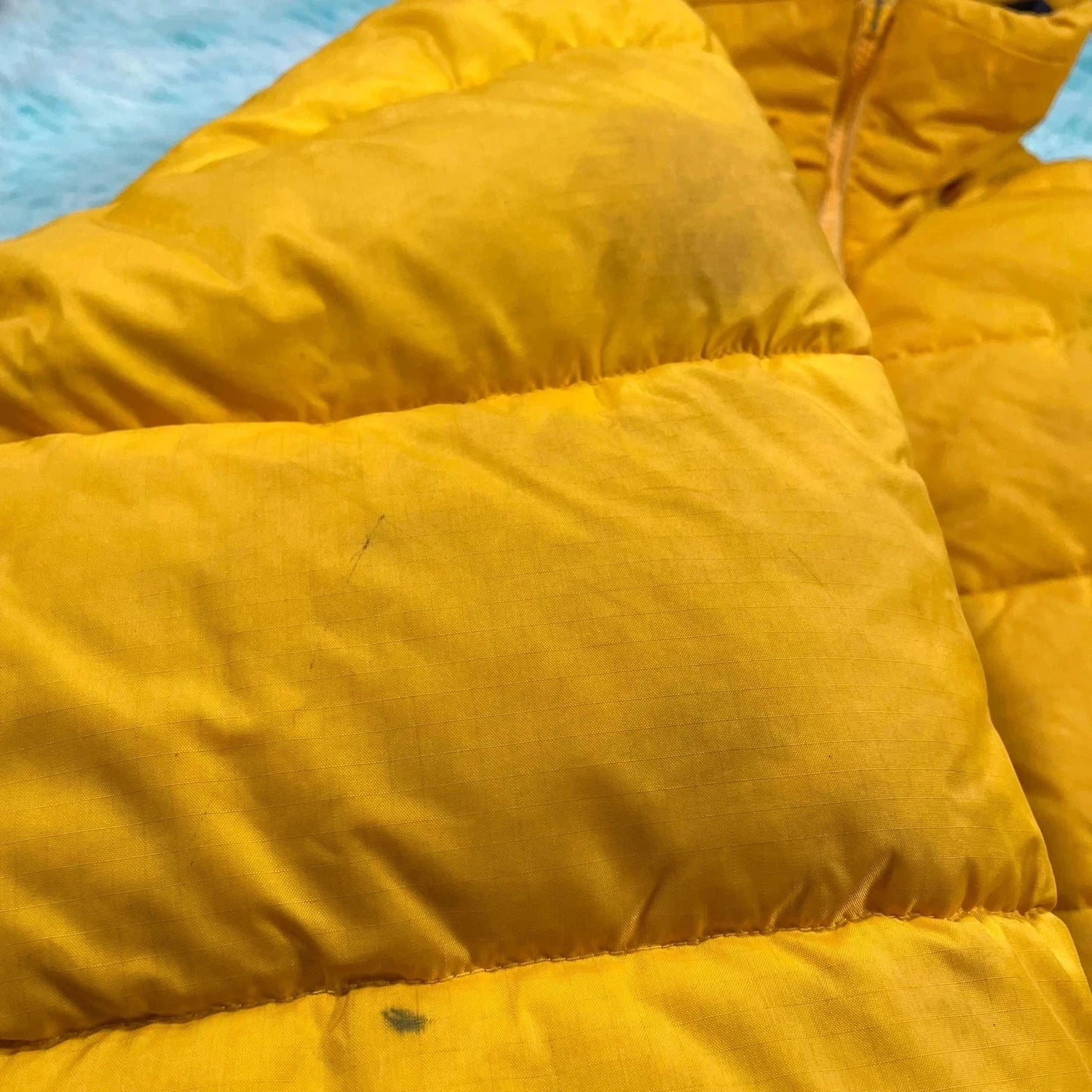 Vintage 90s Yellow & Navy Reversible Helly Hansen Puffer Jacket - Large