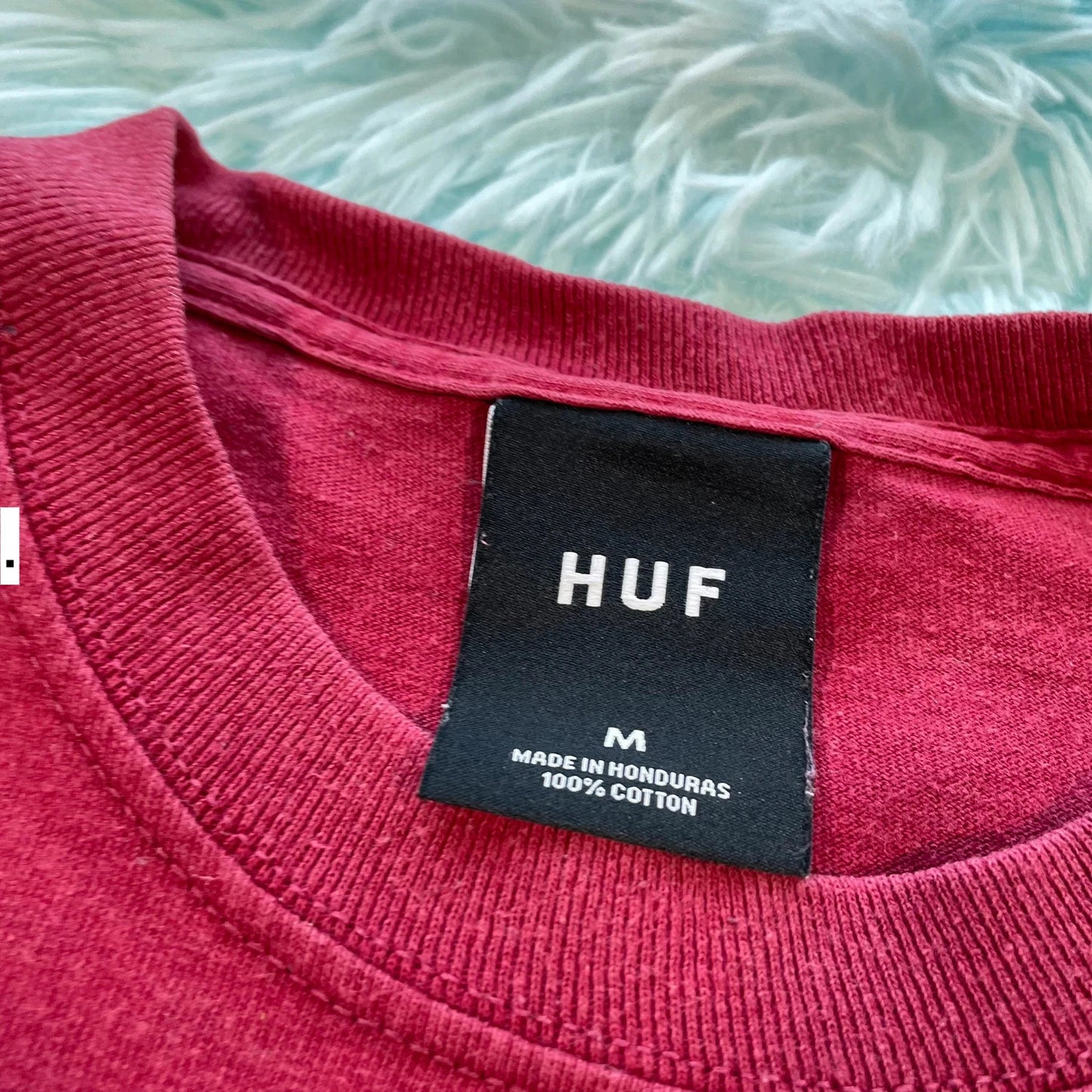 Red HUF T Shirt - Medium