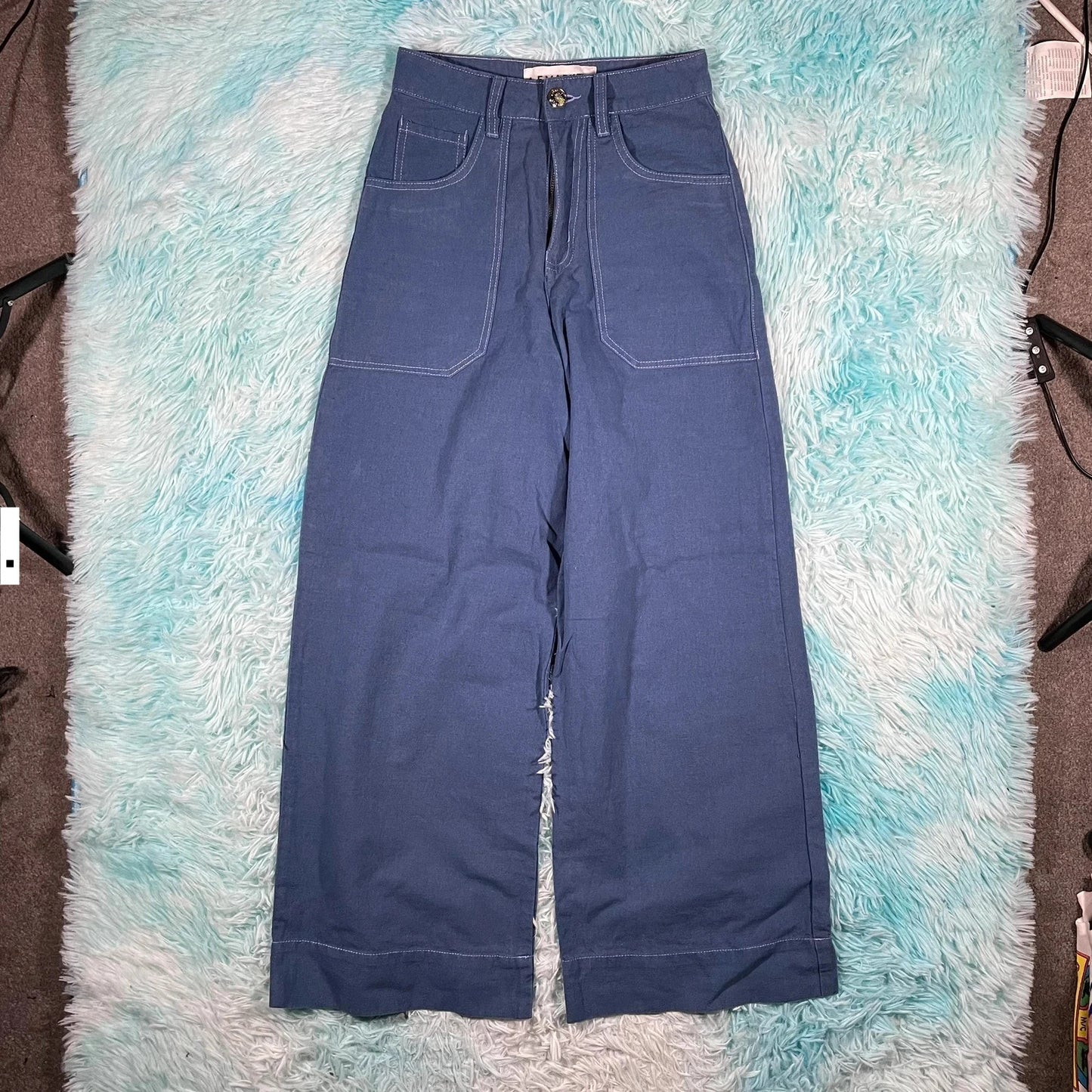 Blue LF Markey Flared Trousers - Size 6