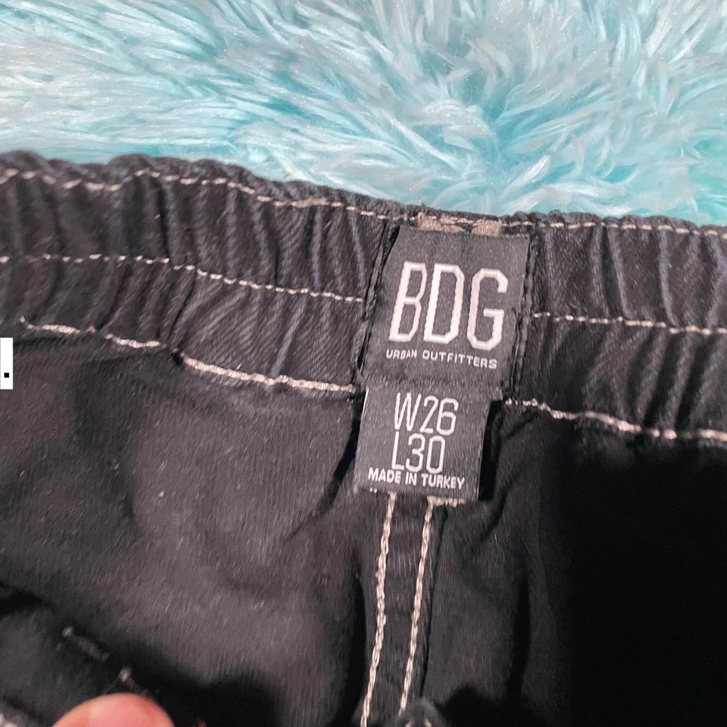 Black BDG Jeans Urban Outfitters Contrast - 26W L30