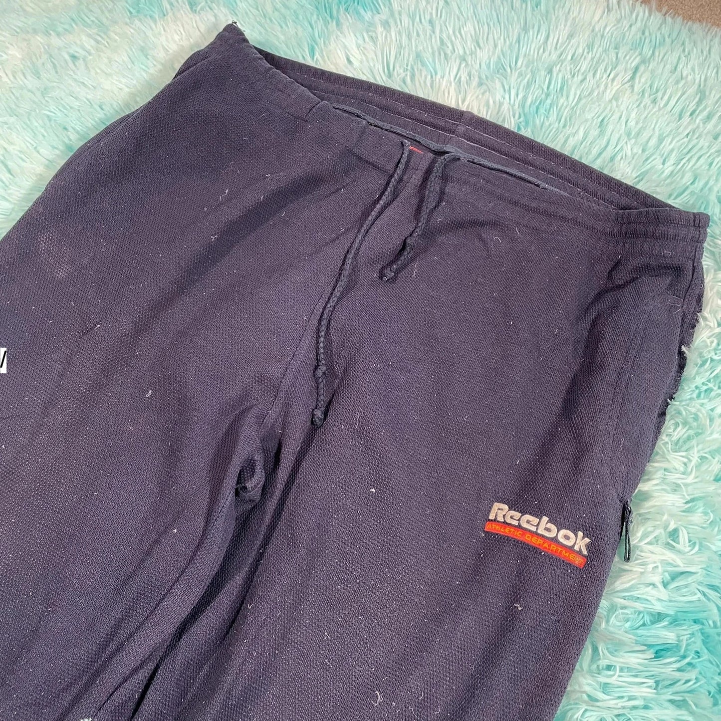Vintage 90s Navy Reebok Baggy Joggers - XL
