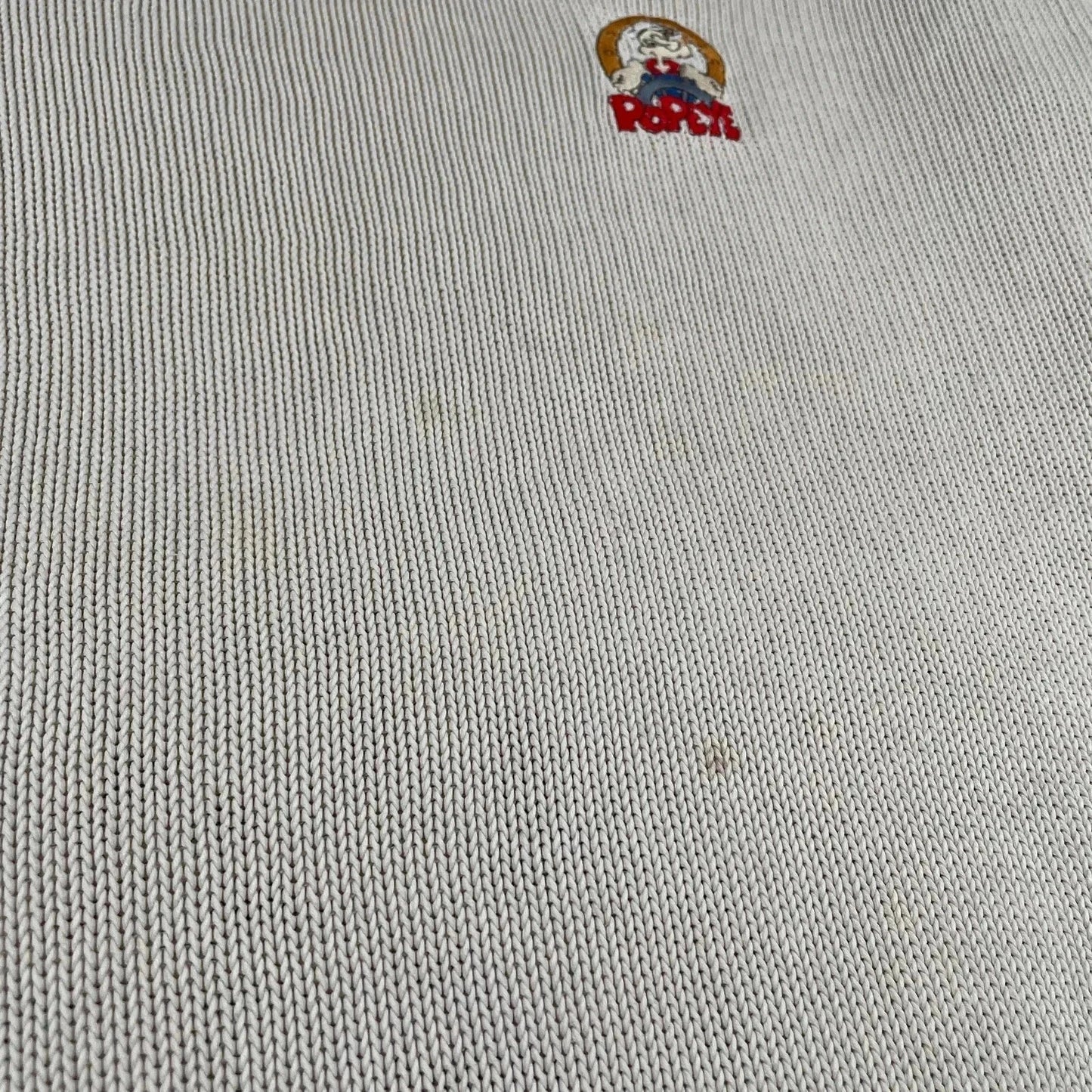 Vintage 90s Cream St Michael Knitted Jumper Popeye - XXL