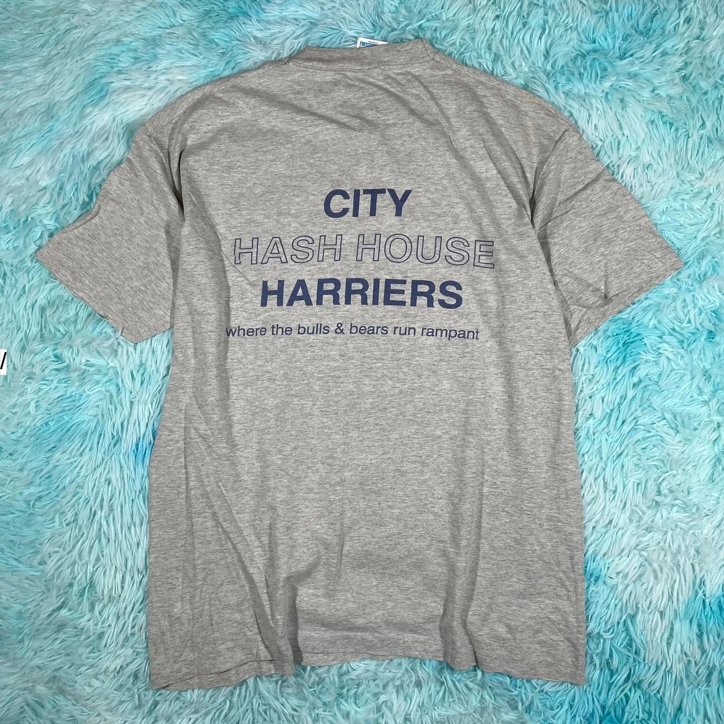 Vintage 90s Grey City Hash House Warriors Comedy Graphic T Shirt - Large