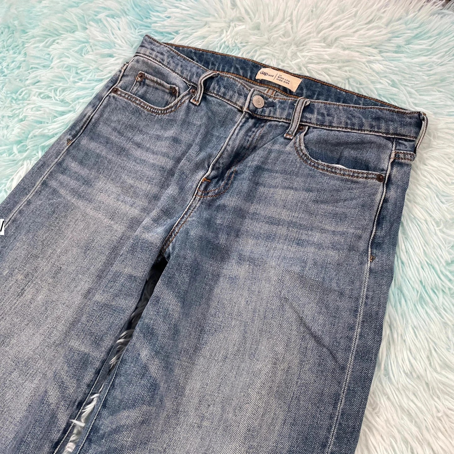 Vintage Baggy Flared Gap Jeans - 28W