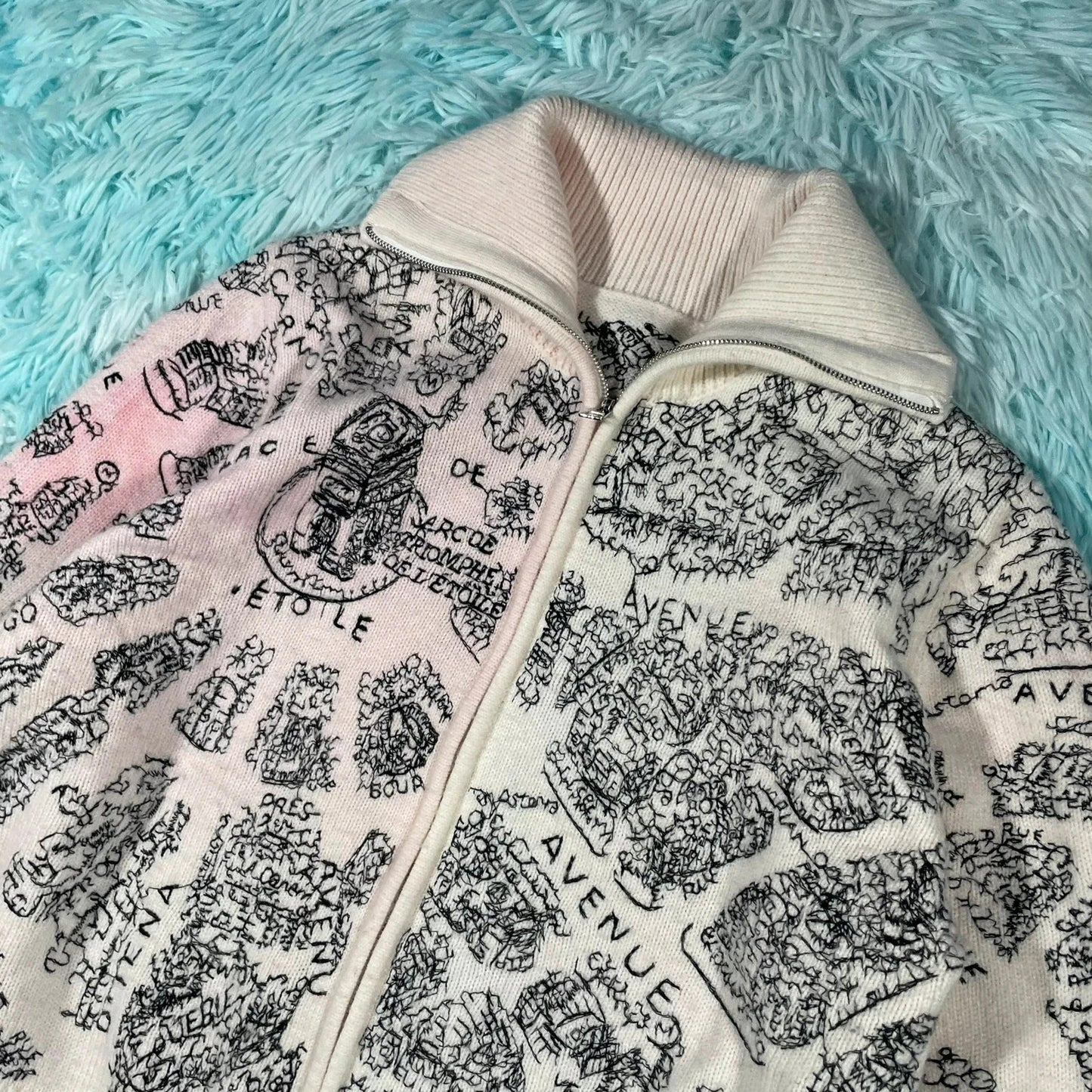 Vintage Christian Dior Alpine Knitted Jumper - Large
