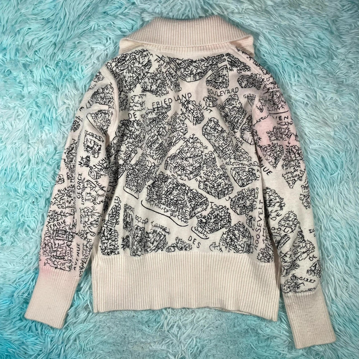 Vintage Christian Dior Alpine Knitted Jumper - Large