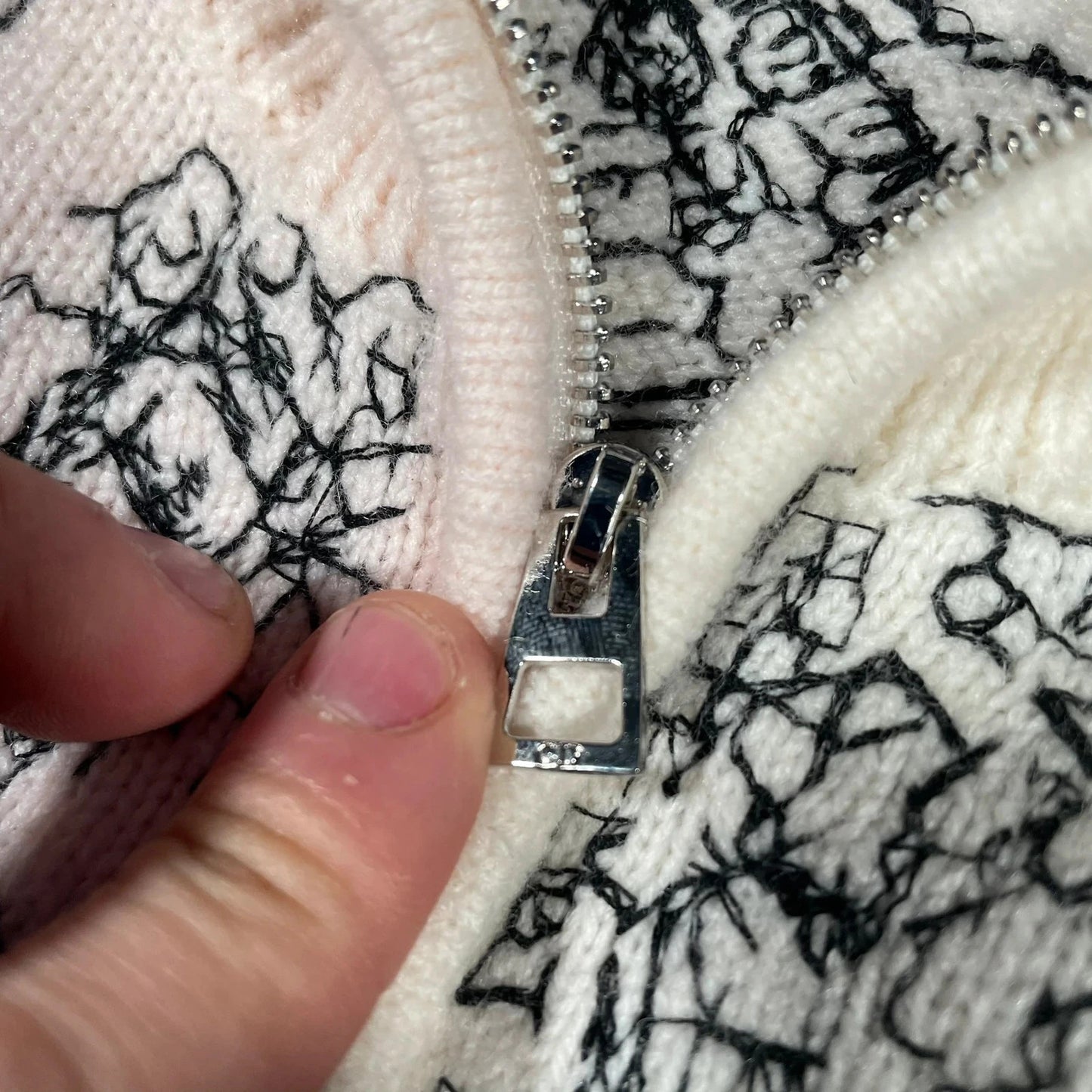 Vintage Christian Dior Alpine Knitted Jumper - Large