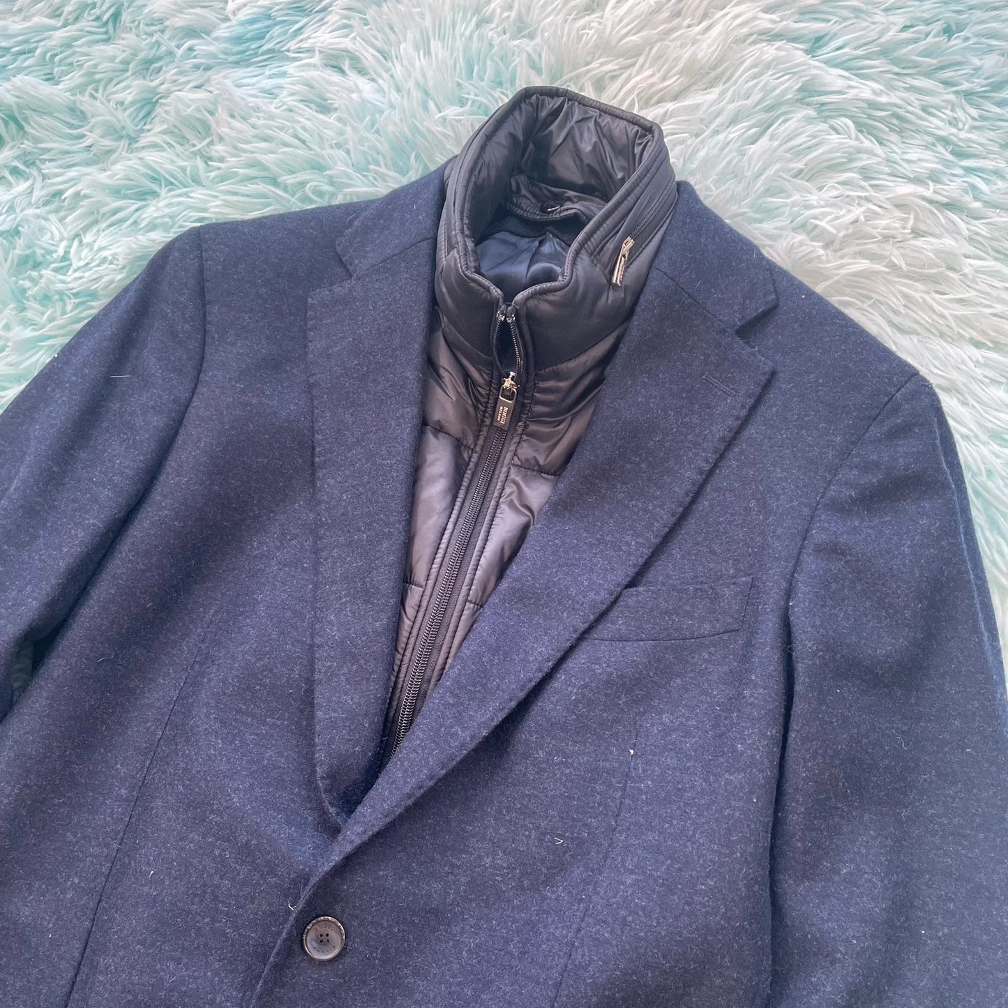 Navy Boggi Blazer Jacket Thermal - 46”