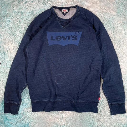 Navy Levis Sweatshirt - Medium