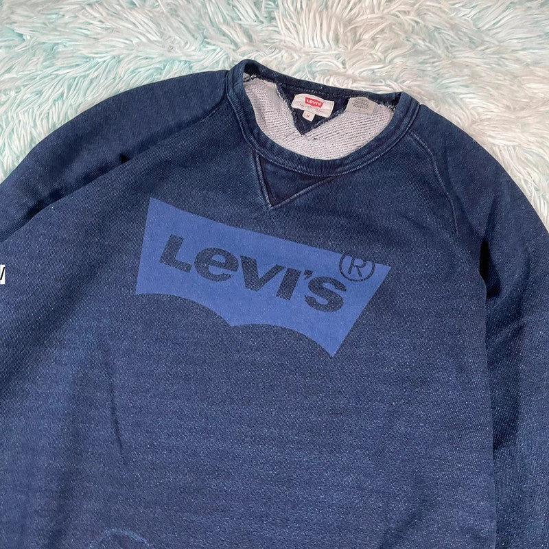 Navy Levis Sweatshirt - Medium