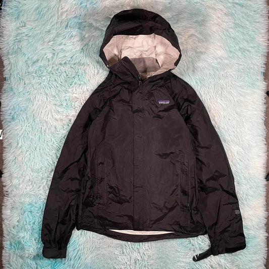 Black Patagonia Windbreaker Jacket - Small