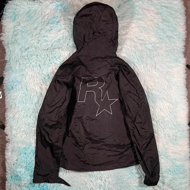 Black Patagonia Windbreaker Jacket - Small