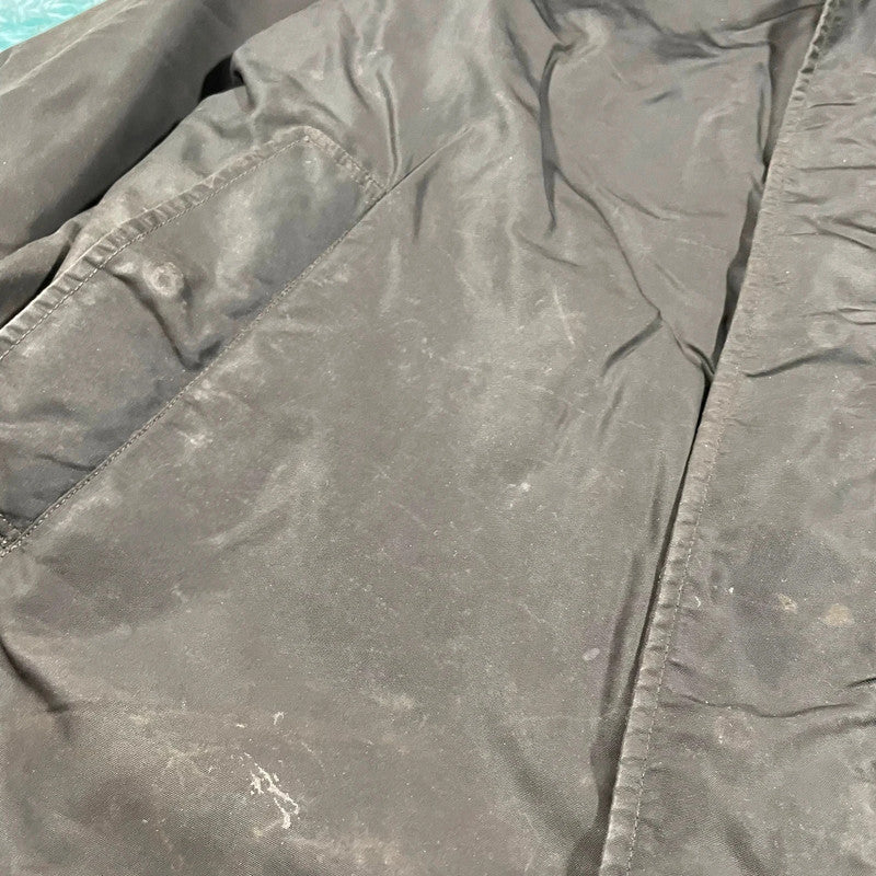 Vintage Dark Brown 90s Giorgio Armani Wax Jacket - XL