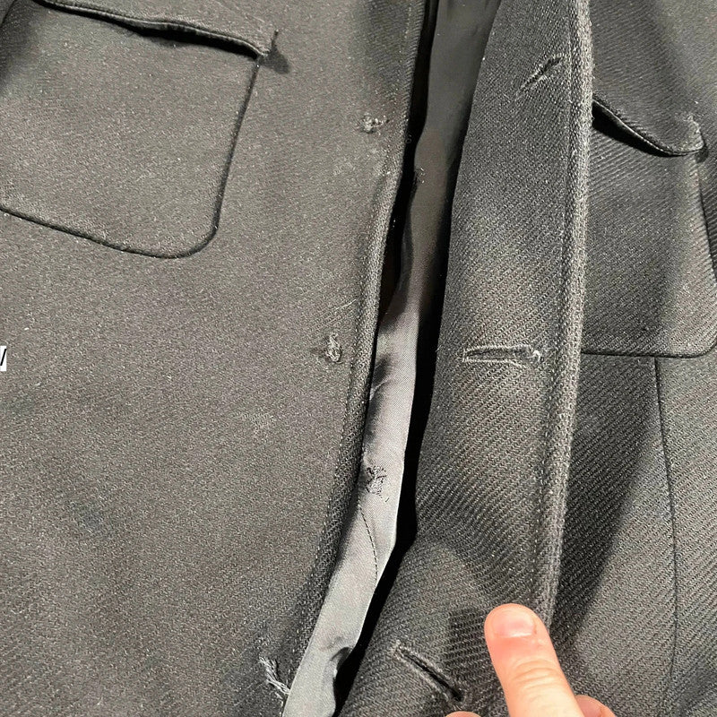 Black The Kooples Pea Coat - Large 50
