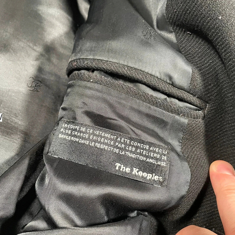 Black The Kooples Pea Coat - Large 50