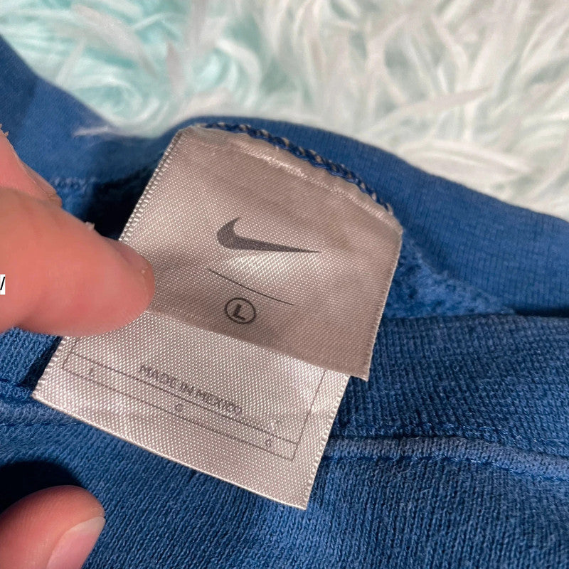 Vintage 00s Blue Nike Sweatshirt Heavyweight- Large