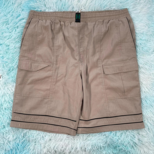Vintage 90s Beige Running Shorts - XL